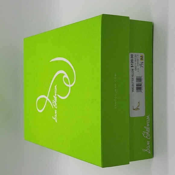 748- Sam Edelman Yaro Block Heel Sandals - Butter Color - Size 7.5 M - NWT - Picture 11 of 12